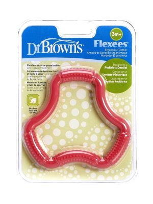 Dr. Brown’s –Mordedor Ergonómico Para Bebé TRIANGULO  -  ROJO