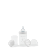 Twistshake Biberon Anti-Cólicos 6onz - 180ml Blanco