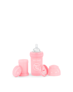 Twistshake Biberón  Anti-Cólicos 6onz - 180ml - Rosa