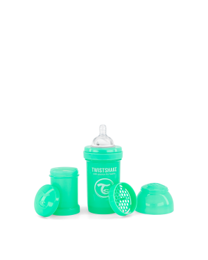 Twistshake Biberon Anti-Cólicos 6 onz - 180ml Verde