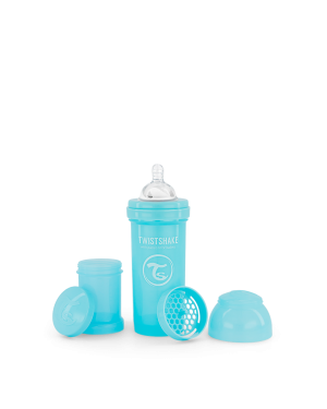 Twistshake Bineron Anti-Cólicos 8 Onz - 260ml Celeste