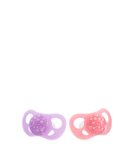 Twistshake Chupon Pacifier 2 x +6m - Rosa y Purpura