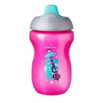 Tommee Tippee - Taza Deportiva 10oz 12M+ Rosado