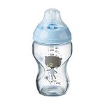 Tommee Tippee – Biberón De Vidrio Closer To Nature Avanzado Celeste 9oz/250ml
