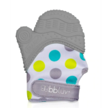 Glüv - Guante De Dentición Para Bebés Gris
