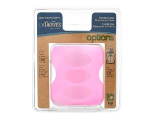 Funda Para Biberón De Vidrio De 5 oz. Rosa Light