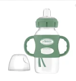 Biberón De Transición Con Asas Options + Boca Ancha Verde Jade - Dr. Brown's
